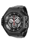 Invicta SHAQ Quartz Men's Silver, Black 1.31 Carat Diamonds Watch - 60mm - (34647-N1)