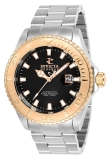 Invicta Pro Diver Automatic Mens Watch - 47mm Stainless Steel - 18K Rose Gold Case Stainless Steel Band (24298)