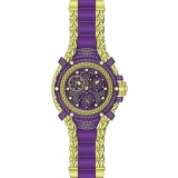 Invicta Gladiator 1.6632 Carat Diamond Women's Watch - 43.2mm Purple & Gold (42240)