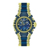 Invicta Gladiator 1.0836 Carat Diamond Women's Watch  Abalone Dial - 43.2mm Dark Blue & Gold (42243)