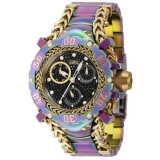 Invicta Gladiator 0.5796 Carat Diamond Women's Watch - 43.2mm Iridescent Gold (41133)