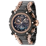 Invicta Gladiator 1.0836 Carat Diamond Women's Watch Mother of Pearl Dial - 43.2mm Black & Rose Gold (42233)