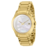 Invicta Pro Diver Automatic .06 Carat Diamond Women's Watch Mother of Pearl Dial - 38mm Gold (37921-N1)