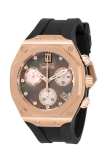 Invicta Jason Taylor Quartz Womens Watch - 40mm Stainless Steel Case Silicone Band & Black (32604)