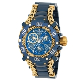 Invicta Gladiator 0.5796 Carat Diamond Women's Watch - 43.2mm  Dark Blue & Gold (41430)