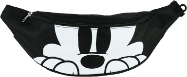 Disney Mickey Mouse Double Pocket Fanny Waist Pack - Black