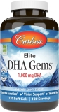 Carlson - Elite DHA Gems Fish Oil - 120 Adet