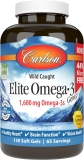 Carlson - Elite Omega-3 Gems Fish Oil - 130 Adet