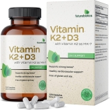 Futurebiotics Vitamin K2 (MK7) with D3 Supplement - 120 Adet