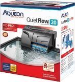 Aqueon QuietFlow 20 LED PRO Aquarium Fish Tank Power Filter - 30 Gallon