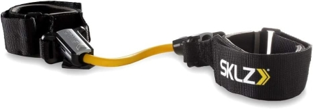 SKLZ Chrome Lateral Resistor Pro Adjustable Strength Trainer with Cuffs and 3 Resistance Band