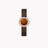 Graff Spiral Watch - 23 mm - Brown Satin Strap