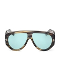 Tom Ford 61MM Aviator Plastic Sunglasses