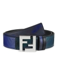 Fendi Cintura Reversible Branded Buckle Leather Belt