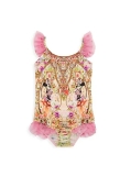 Camilla Little Girl's & Girl's Minnie Mouse Tulle Frill Bodysuit