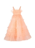 Mac Duggal Little Girl's & Girl's Tulle Ruffle Dress