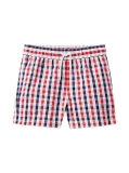 Janie and Jack Little Boy's & Boy's Gingham Seersucker Swim Trunks