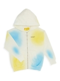 Off-White Little Kid's & Kid's Color Spot Zip-Up Hoodie Sweatshirt