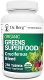 Dr. Berg's Greens Superfood Cruciferous Vegetable Capsules - 250 Adet
