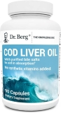 Dr. Berg Cod Liver Oil Capsules from Wild Caught Cod - 90 Adet