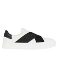 Givenchy City Sport Sneakers In Leather With Double Webbing Strap