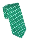 Ferragamo Terrier Dog Silk Tie