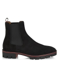 Christian Louboutin Alpinosol Leather Lug-Sole Chelsea Boots