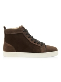 Christian Louboutin Louis Orlato Leather High-Top Platform Sneakers