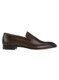Christian Louboutin Dandelion Leather Stacked-Heel Loafers