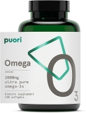 Puori Omega 3 Fish Oil - Ultra Pure - 2000 Mg