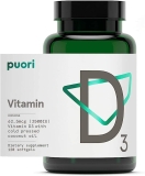 Puori Vitamin D3 with Organic Coconut Oil - 120 Adet