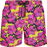 Vilebrequin Swim Trunks 1985 Crazy Flower Lemon