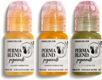 Perma Blend - Corrector Tattoo Kit - 0.5 Oz - 3 Adet