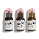 Perma Blend - Cool Eyebrow Tattoo Kit - 0.5 Oz - 3 Adet