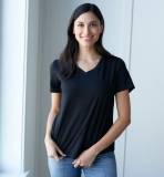 Bluffworks Threshold V-Neck T-Shirt - Onyx Black