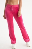 Juicy Couture Wifey Big Bling Velour Track Pants - Free Love