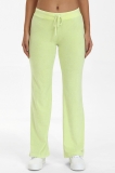 Juicy Couture Big Bling Towel Terry Track Pants - Pear