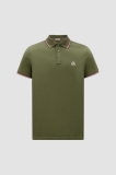 Moncler Logo Patch Polo Shirt - Green
