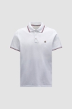 Moncler Logo Patch Polo Shirt - White