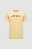 Moncler Logo T Shirt - Light Yellow