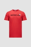 Moncler Logo T Shirt - Red