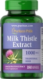 Puritan's Pride Milk Thistle 4:1 Extract 1000 Mg (Silymarin) Softgels - 180 Adet
