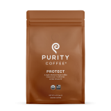 Purity Coffee Protect: Light-Medium Roast Ground Coffee - 12 Oz
