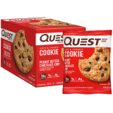 Quest Peanut Butter Chocolate Chip Protein Cookies - 3 Pack