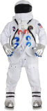 Abracadabra NYC Deluxe White Astronaut Suit Unisex Adult Costume