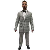 Abracadabra NYC Exclusive 1920s Premium Plaid Suit Adult Costume