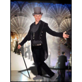 Abracadabra NYC Black Tail Coat & Waist Coat Set