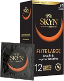 SKYN Polyisoprene Large Condoms, Natural, 12 Count
