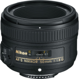 Nikon AF-S NIKKOR 50mm f/1.8G Lens (Refurbished by Nikon USA)