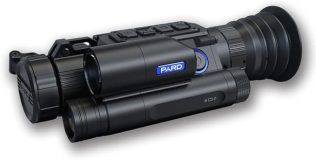 PARD Night Vision Scope, Hunting Day/Night Scope w/Ballistics Calc, 2688 * 1520 Resolution, Rangefinder 1000m,Video Record, Wi-Fi, Waterproof, NV008SP2-LRF